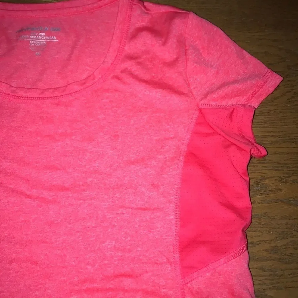 Marika Tek Women's Dry-Wik Short Sleeve Pink Performance Top‎ Size M